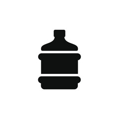 Water gallon icon isolated on transparent background