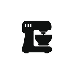 Kitchen mixer icon isolated on transparent background