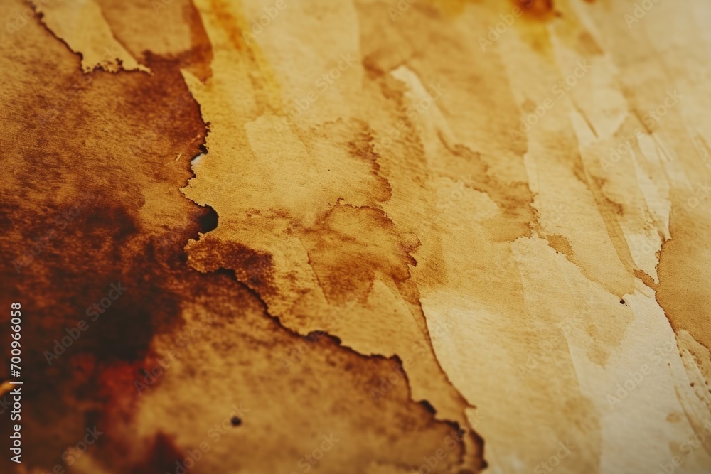 Poster A detailed view of a piece of paper placed on a table. This versatile image can be used in various contexts