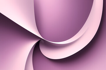 Abstract vector wavy lines flowing smooth curve white pink gradient color in concept of luxury, technology, modern.