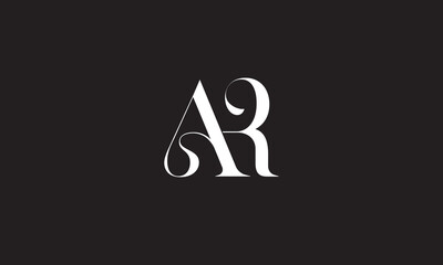 AR, RA , A , R , Abstract Letters Logo Monogram