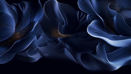 Three-dimensional illustration of a background with flowers for holiday cards,Generated by AI