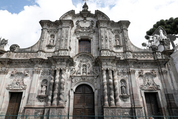 Jesuit church (Iglesia de la compania de Jesus), Quito, Ecuador