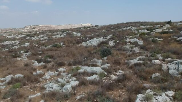 Hills of Israel  landscape cinematic drone shots