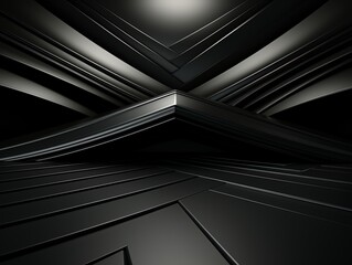 Abstract, dream, light wave, dark light, design, wallpaper, black, shadow, wallpaper. Generative AI	

