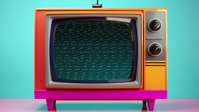 Vintage and retro television sets 