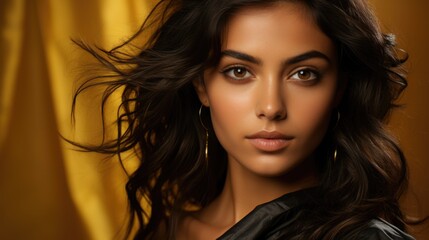 Naklejka premium A beautiful model actress