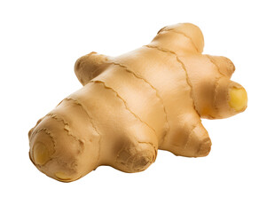 fresh ginger, herb, PNG file, dicut on isolated background.