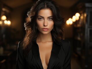 Fototapeta premium A beautiful model actress
