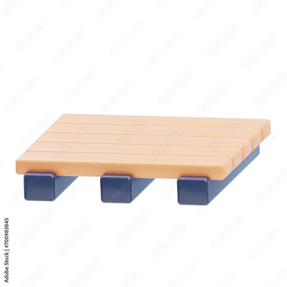 Poster 3d model of a brown floor. brown floor model for a warm and earthy aesthetic. 3d illustration, 3d el