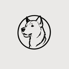 Dog Logo Design EPS format Very Cool 