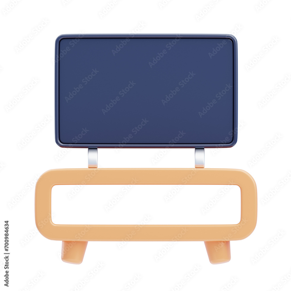 Poster 3D Model of a TV Stand. TV Stand Design for a Stylish and Functional Entertainment Setup
3d illustration, 3d element, 3d rendering. 3d visualization isolated on a transparent background