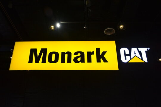Monark cat booth signage at Philconstruct in Pasay, Philippines