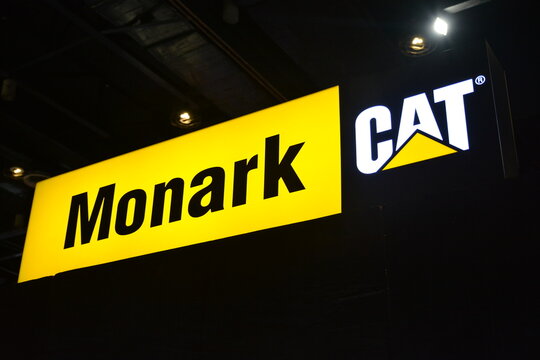 Monark cat booth signage at Philconstruct in Pasay, Philippines