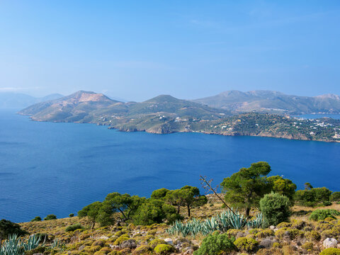 Coast of Leros Island, Dodecanese, Greece