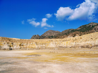 Stefanos Volcano Crater, Nisyros Island, Dodecanese, Greece