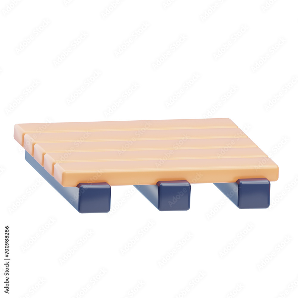 Poster 3d model of a brown floor. brown floor model for a warm and earthy aesthetic. 3d illustration, 3d el