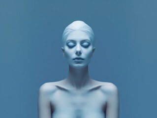 Surreal womancore, minimalistic.