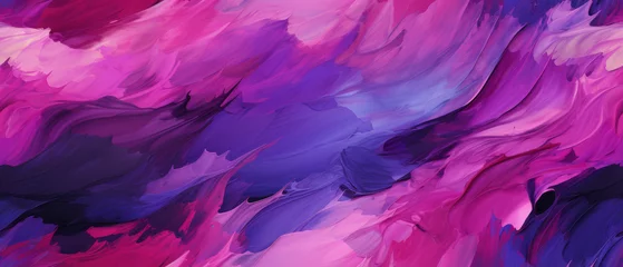 Foto op Canvas Abstract background with a soft blend of pink, blue, and purple hues. © smth.design