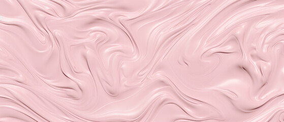 Fototapeta premium Vibrant and glossy cream texture in pink.
