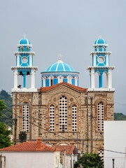Church in Marathokampos, Samos Island, North Aegean, Greece