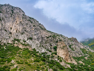 Landscape of Mount Kerkis, Samos Island, North Aegean, Greece