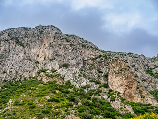 Fototapeta na wymiar Landscape of Mount Kerkis, Samos Island, North Aegean, Greece