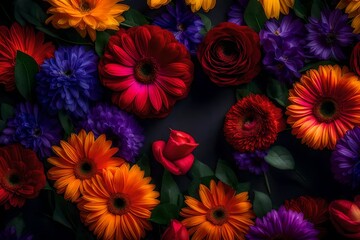 Fototapeta na wymiar colorful flower
