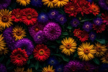 Fototapeta na wymiar colorful flower