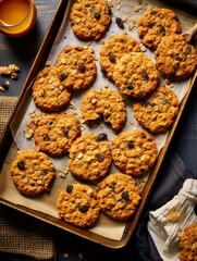 Oatmeal raisin cookie