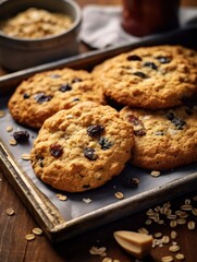 Oatmeal raisin cookie