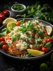 Creamy roasted tomato pasta