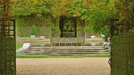 Versailles; France - october 27 2023 : Obelisk grove