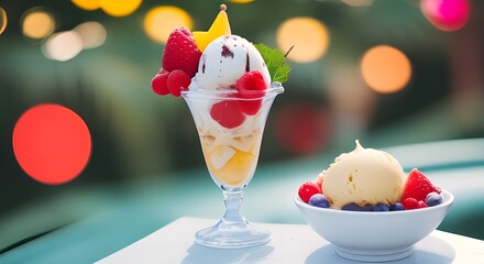 ice cream dessert