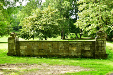 Chambourcy; France - august 26 2023 : the Desert de Retz