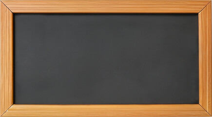 Blank blackboard empty