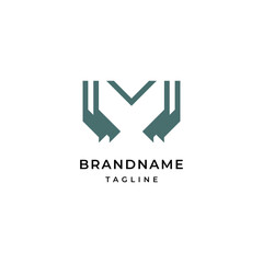 Vector logo brand name illustration