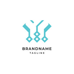 Logo brand name logo vector 