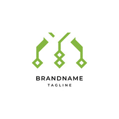 Logo brand name logo vector 