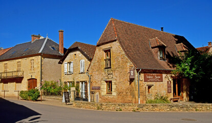 Fototapeta na wymiar Saint Leon sur Vezere; France - october 7 2023 : picturesque old village