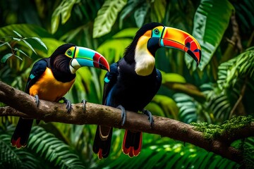 Obraz premium toucan in the jungle