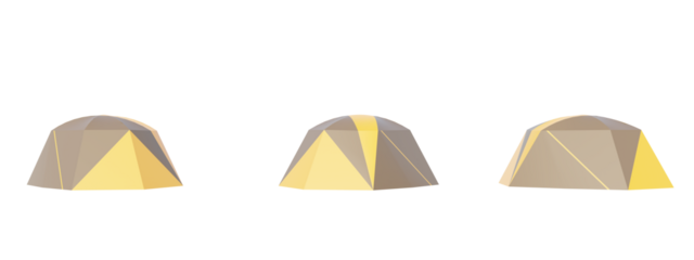 camping tent isolated