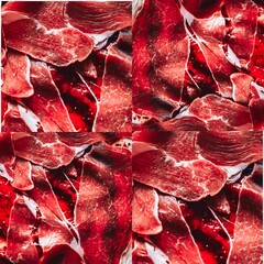 red leaf background - obrazy, fototapety, plakaty
