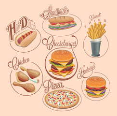 fast food menu options