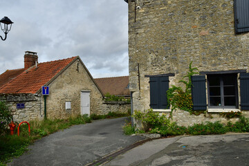 Omerville; France - september 19 2023 : village center