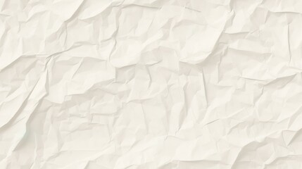 Obraz premium white crumpled paper background texture