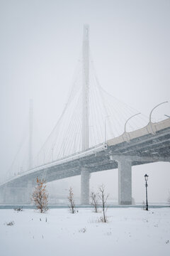 ZSD Bridge in St. Petersburg