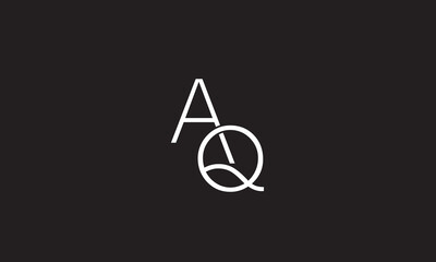 AQ, QA , A , Q , Abstract Letters Logo Monogram