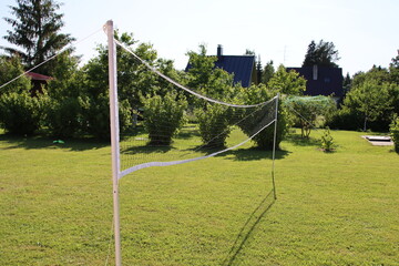badminton in the field