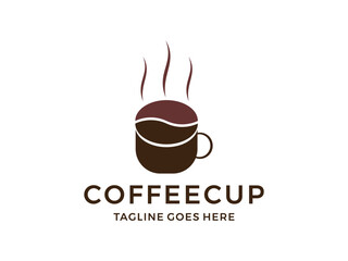 Coffee cup logo symbol vector template